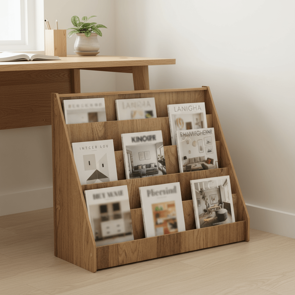 5-Tier Bookshelf for Kids, Equipped with Anti-Tipping Mechanism and Ideal Height for Bedroom Use